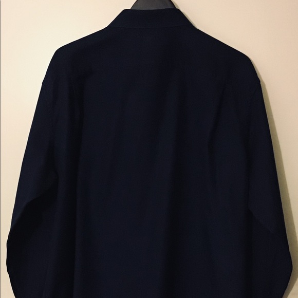 “APT 9” Men’s Navy Long Sleeve Shirt - Picture 2 of 4